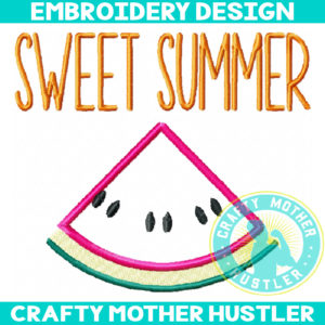 Sweet Summer Applique Embroidery Design