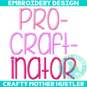 Pro-craft-inator Embroidery Design