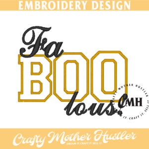 FaBooLous Applique Embroidery Design