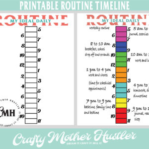 Printable Daily Routine PDF