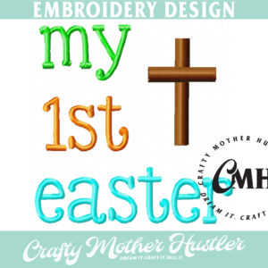 My 1st Easter Embroidery Design