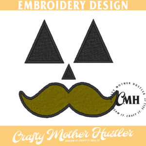 Jack-O-Lantern Mustache