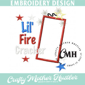 Lil Fire Cracker Embroidery Design
