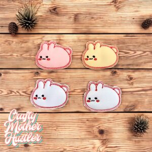 Chibi Bunny Felties – Digital Embroidery Design