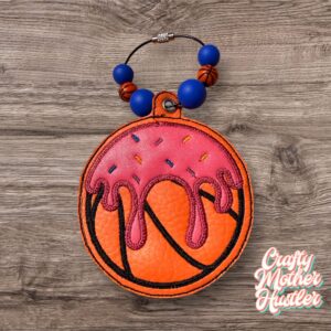 ITH Basketball Ice Cream Drip Bag Tag